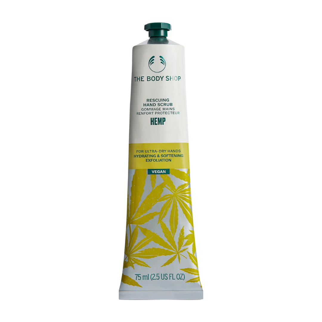 The Body Shop Rescuing Hand Scrub Hemp - 75 ml |  ذا بودي شوب مقشر لليدين - 75 مل