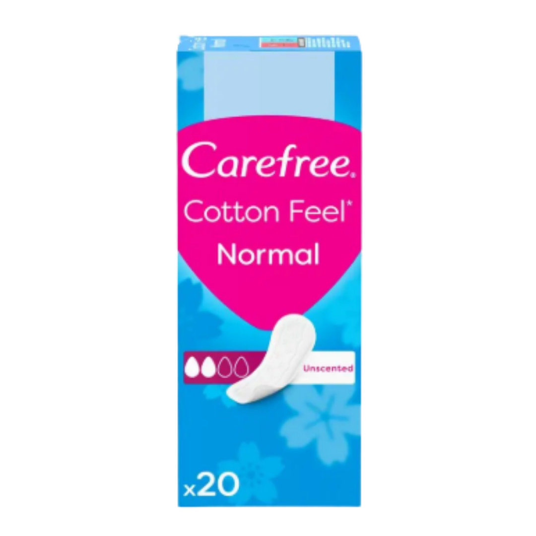 Carefree Cotton Feel 20 | كير فري فوط نسائية يومية  - 20 قطعة