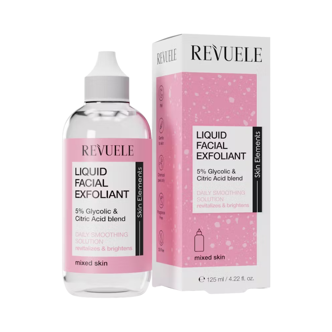 Delicate peeling for the face 5% mixture of glycolic and citric acid - 125ml