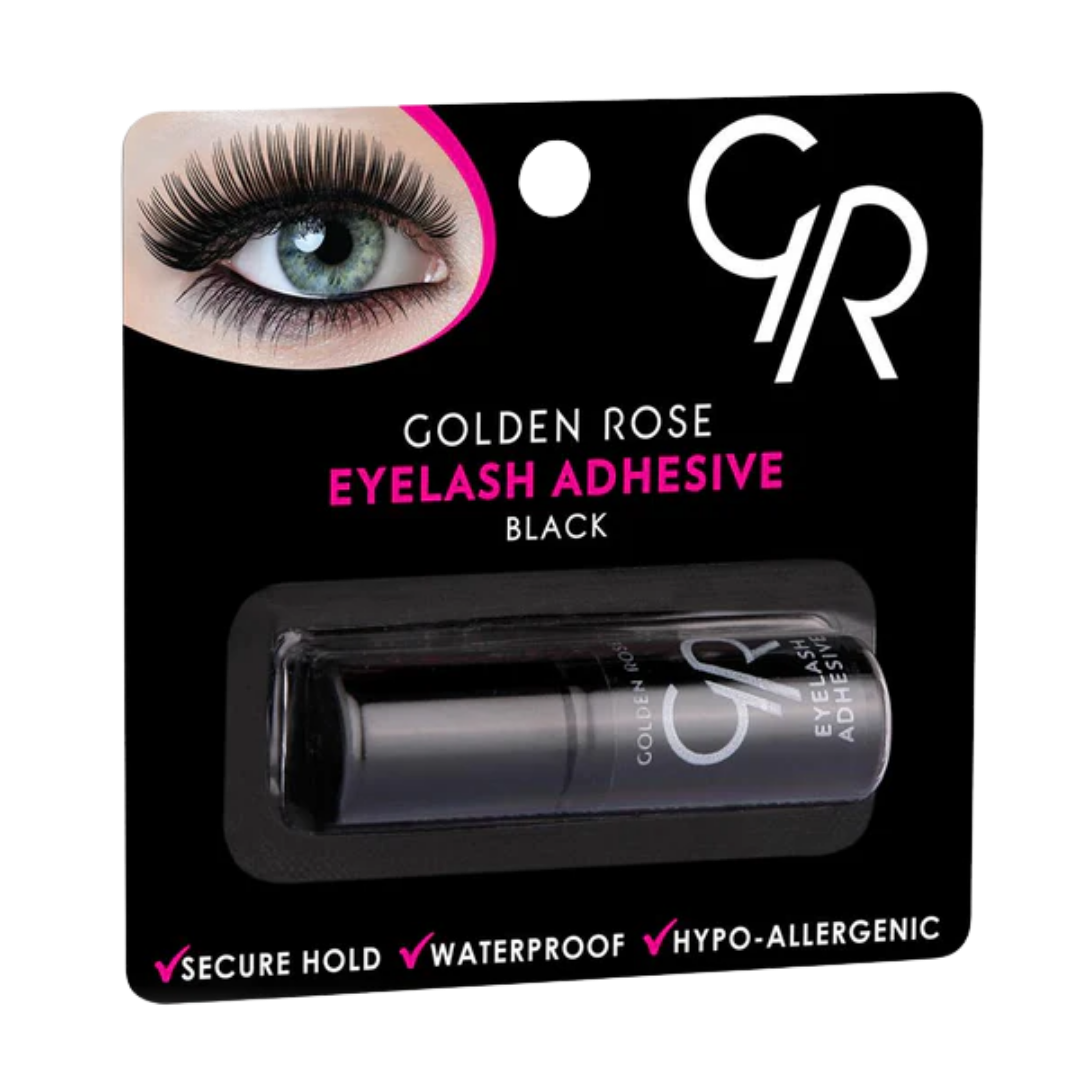 GOLDEN ROSE Eyelash Adhesive Black - 3 ml | كولدن روز لاصق للرموش باللون الاسود - 3 مل
