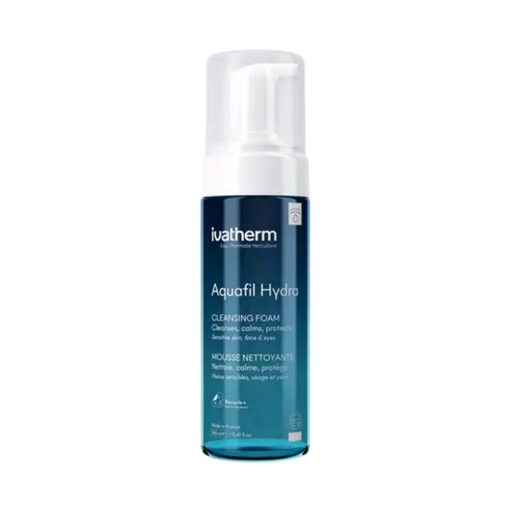 Ivatherm Aquafil Hydra Baslan Cleansing Foam - 160ml | ايفاثيرم غسول رغوي منظف لطيف للوجه - 160 مل