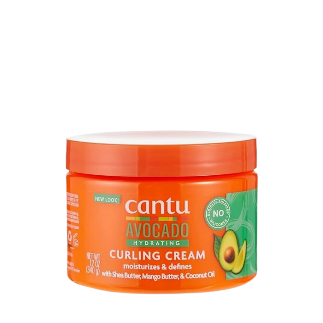 Cantu Avocado Hydrating Curling Cream - 340g | كانتو كريم تجعيد الشعر المرطب بالأفوكادو - 340 غرام