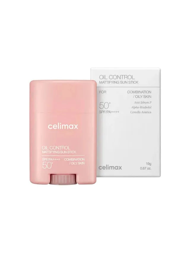celimax Oil Control Mattifying Sun Stick SPF 50+ PA++++ -19g| سيليماكس واقي شمسي ستيك بعامل حماية 50-19غرام