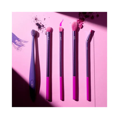 Real Techniques Eye Love Drama Makeup Brush Kit 5pcs | ريل تكنيك مجموعة فراشي مكياج عيون - 5 قطع