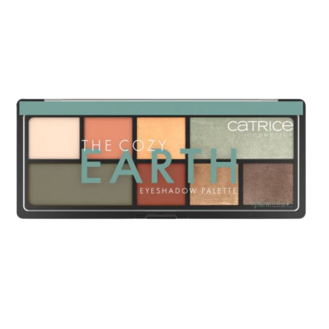 Catrice The Cozy Earth Eyeshadow Palette - 9g | كاتريس باليت ظلال عيون بألوان ترابية - 9 غرام