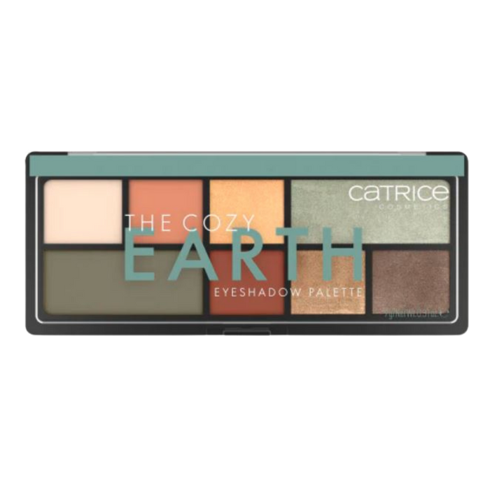 Catrice The Cozy Earth Eyeshadow Palette - 9g | كاتريس باليت ظلال عيون بألوان ترابية - 9 غرام