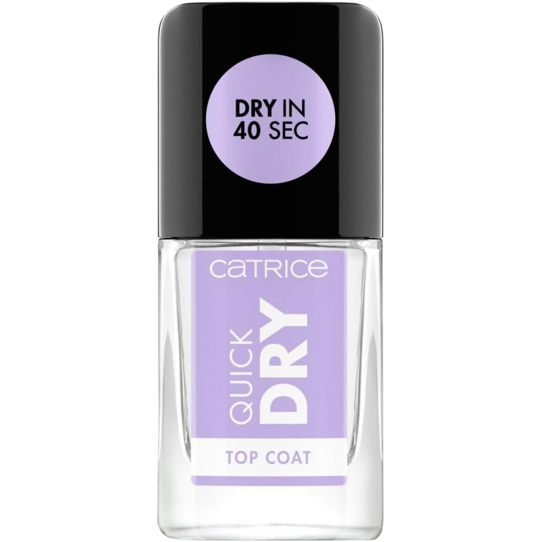 Catrice Quick Dry Top Coat | كاتريس صبغ أظافر شفاف