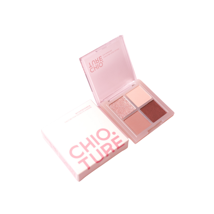 Chio Ture Four Colors Eye Shadows - 6g | شيو تور باليت اي شادو بأربع ألوان - 6 غ