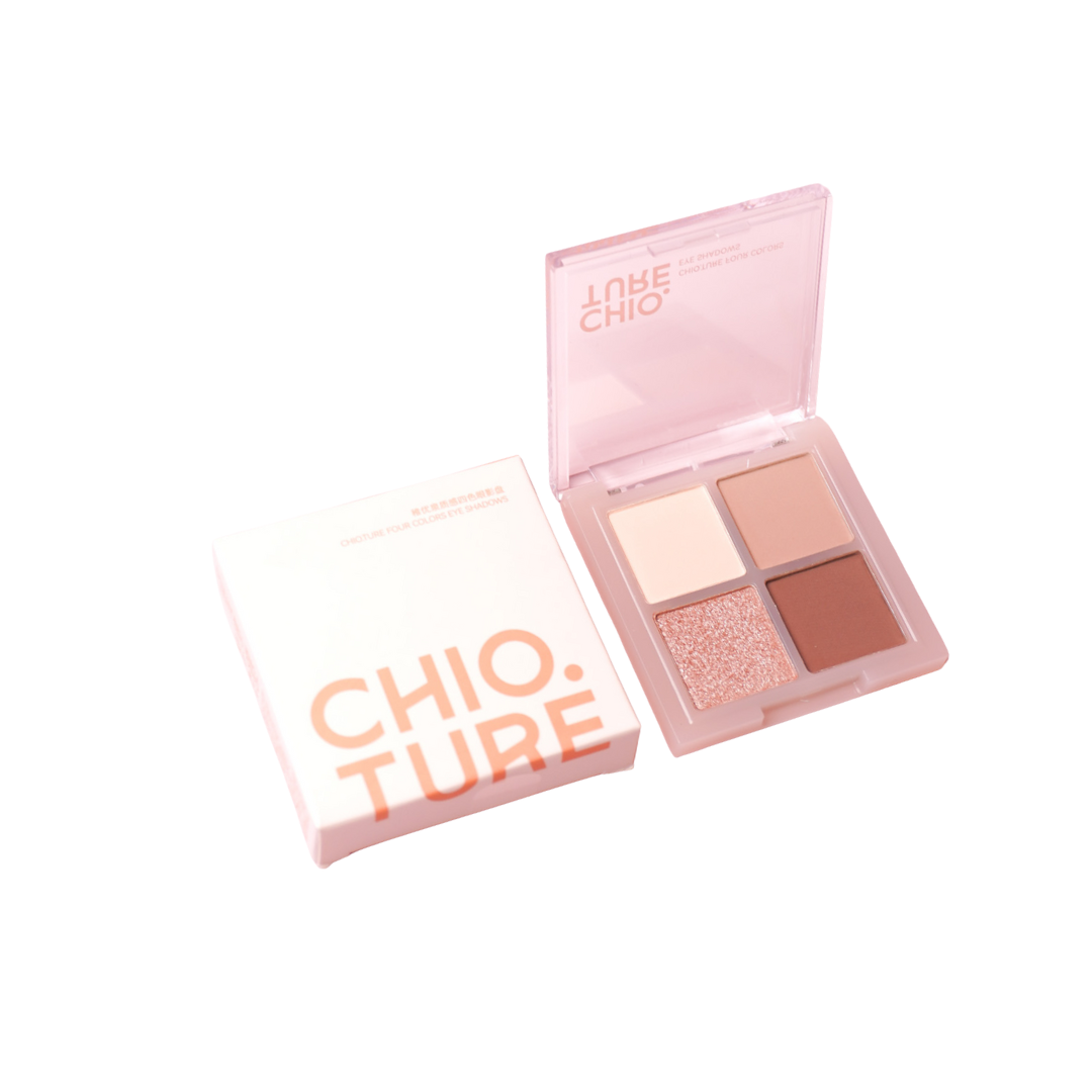 Chio Ture Four Colors Eye Shadows - 6g | شيو تور باليت اي شادو بأربع ألوان - 6 غ
