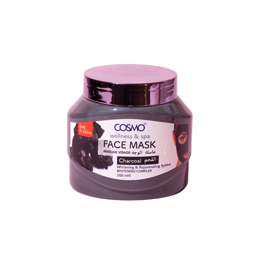 COSMO Face Mask Charcoal - 500ml | كوزمو قناع الفحم للوجه - 500 مل