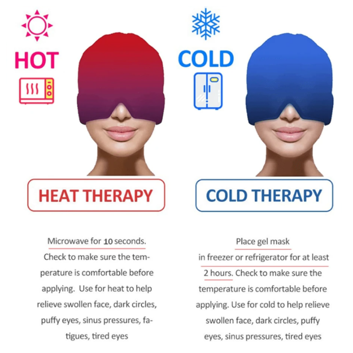 Migraine Relief Head Wrap |قناع للرأس لتخفيف الصداع النصفي