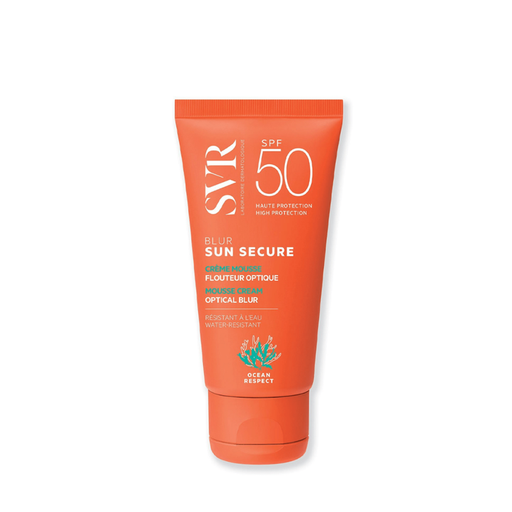 SVR Sun Secure Blur Mousse Cream Optical Blur SPF50+ - 50ml | اس في ار واقي شمس - 50 مل