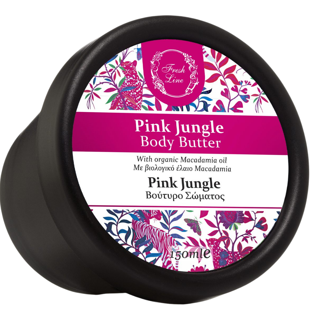 Fresh Line Pink Jungle Body Butter  - 150 ml | زبدة جسم فريش لاين بينك جانغل – 150 مل
