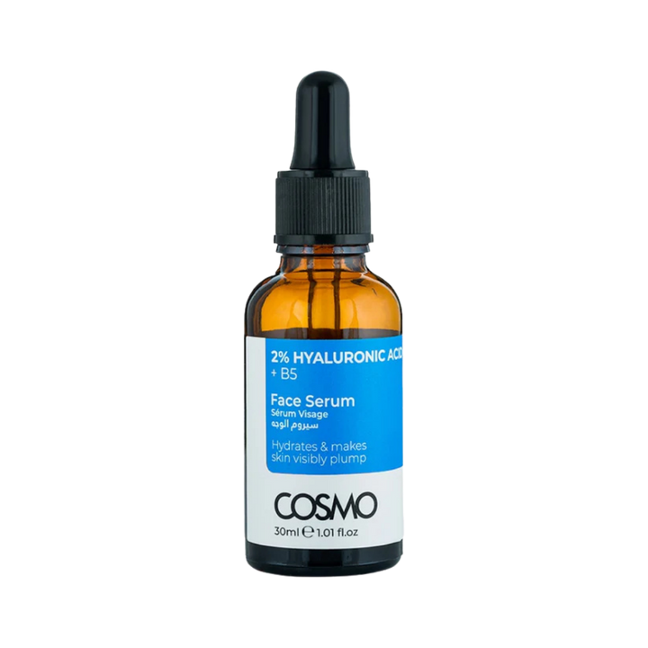 COSMO 2% hyaluronic Acid +B5 Serum - 30ml | كوزمو سيروم حمض الهيالورنيك 2% + بانتينول - 30 مل