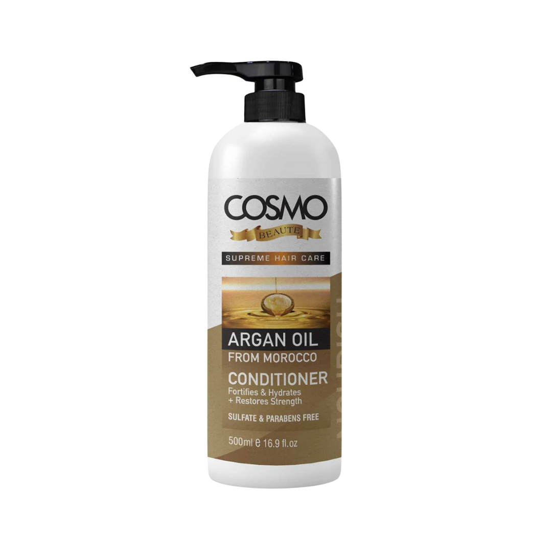 COSMO Argan Oil Nourish Morocco Conditioner for Dry Hair - 500ml | كوزمو بلسم غني يزيت الارغان للشعر الجاف - 500مل