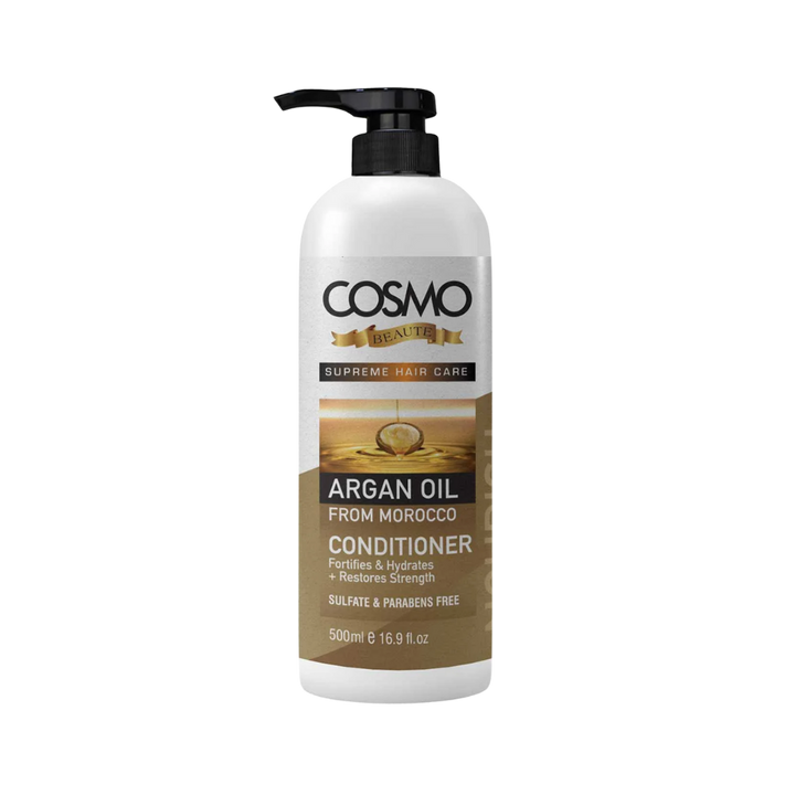 COSMO Argan Oil Nourish Morocco Conditioner for Dry Hair - 500ml | كوزمو بلسم غني يزيت الارغان للشعر الجاف - 500مل