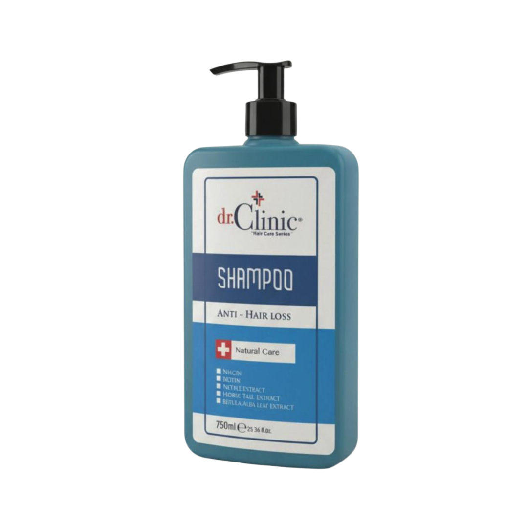 dr.Clinic Shampoo Anti - Hair Loss - 750ml |  دكتور كلينيك شامبو ضد تساقط الشعر– 750 مل