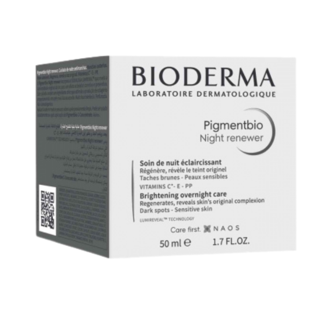 BIODERMA Night Renewer Brightening Overnight Care - 50ml | بيوديرما كريم ليلي مضاد للتصبغات - 50 مل