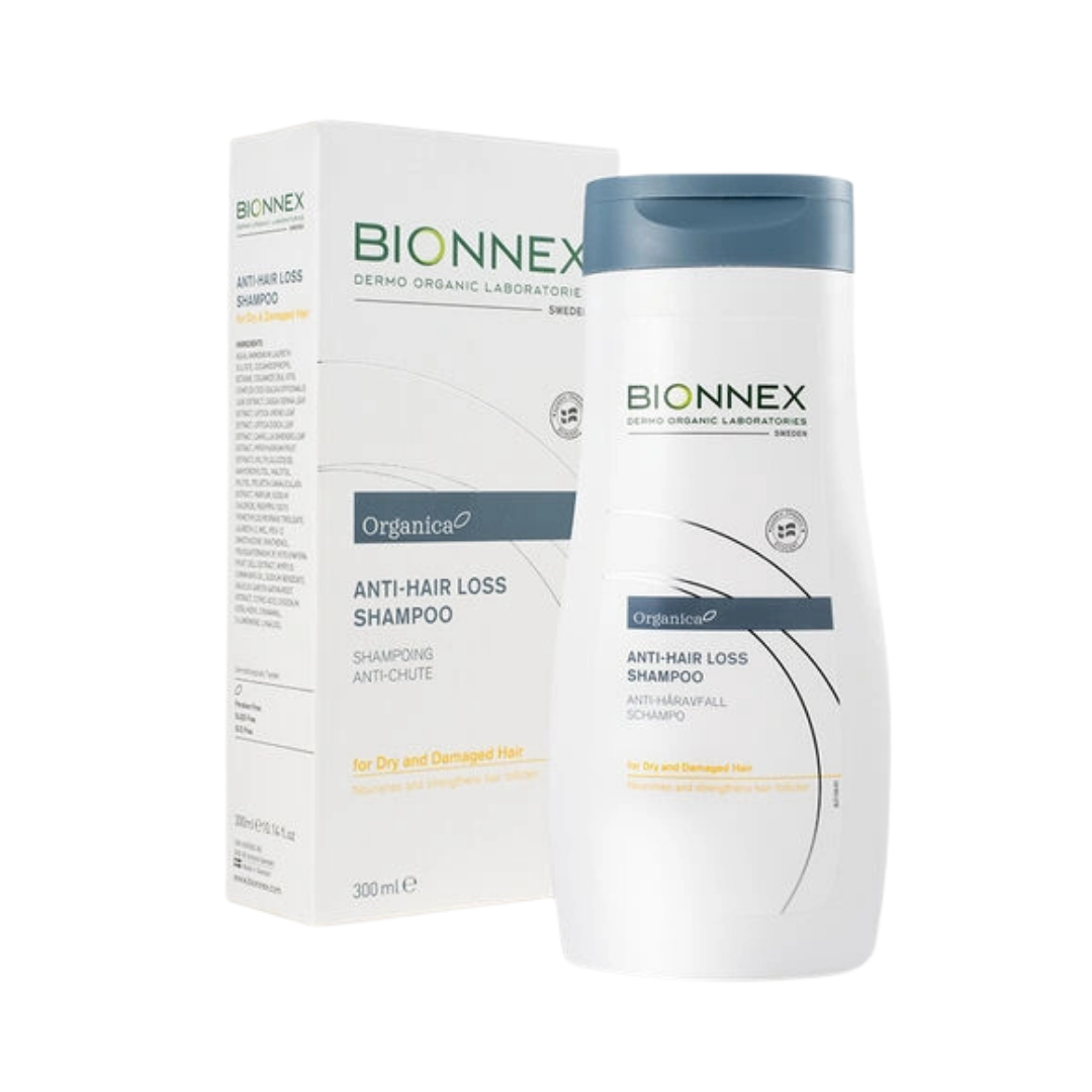 Bionnex Organica Anti-Hair Loss Shampoo For Dry And Damaged Hair - 300ml | بايونيكس شامبو ضد تساقط الشعر للشعر الجاف والتالف - 300 مل