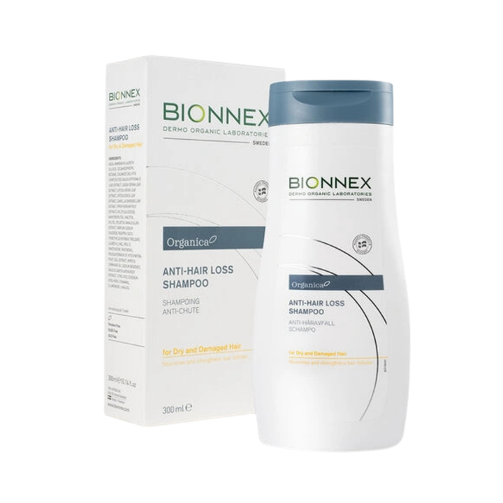 Bionnex Organica Anti-Hair Loss Shampoo For Dry And Damaged Hair - 300ml | بايونيكس شامبو ضد تساقط الشعر للشعر الجاف والتالف - 300 مل