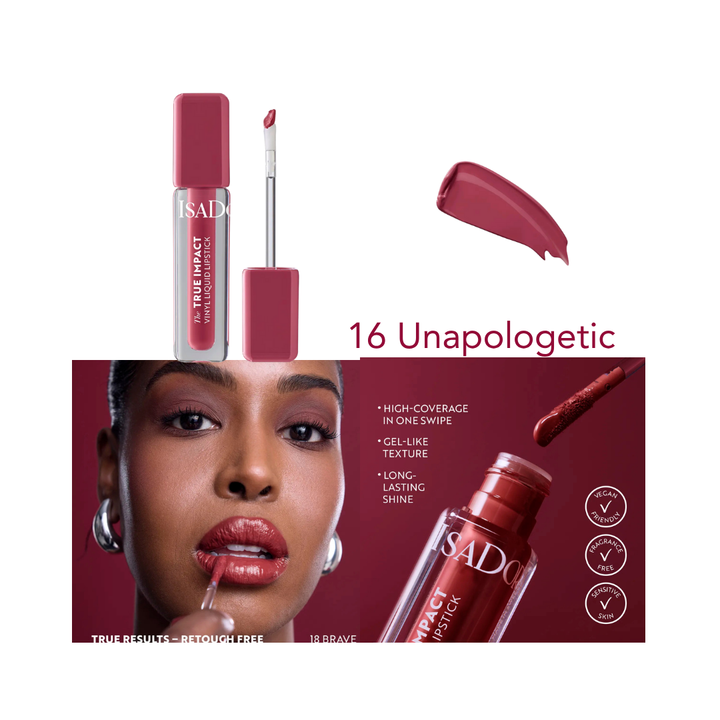 IsaDora The True Impact Vinyl Liquid Lipstick|  ايزادورا أحمر شفاه سائل