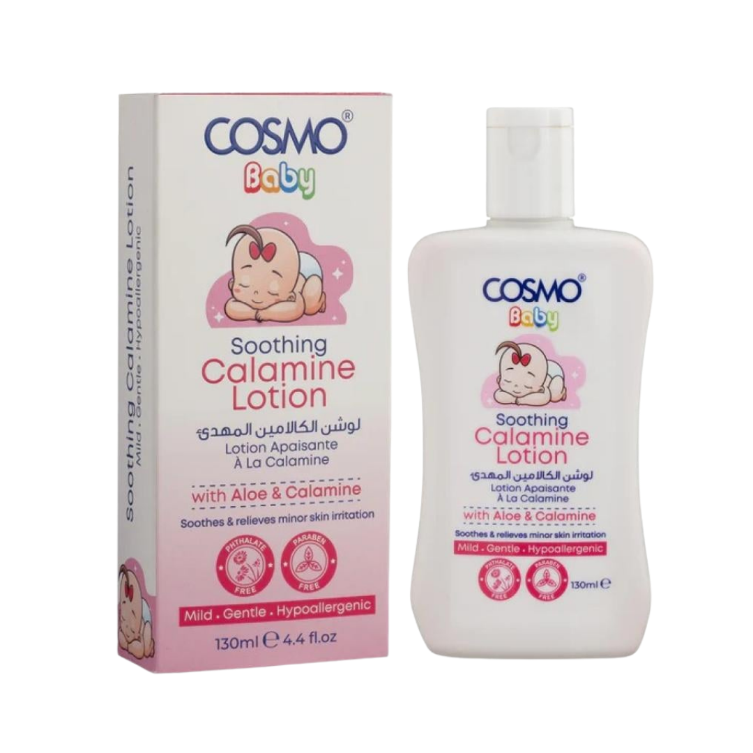 COSMO Baby Soothing Calamine Lotion - 130ml|  كوزمو لوشن مهدئ لطيف للاطفال-130 مل