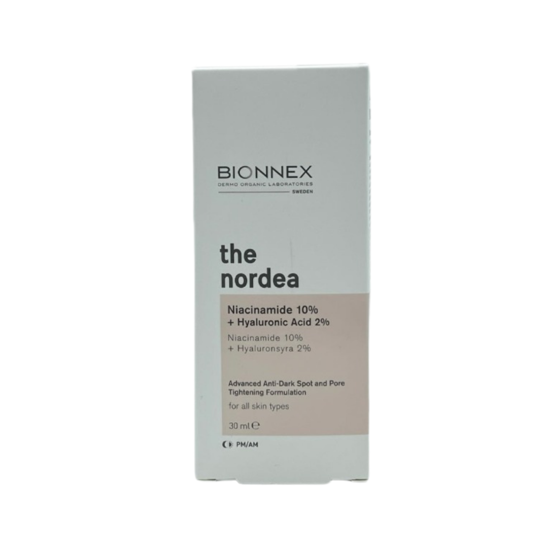 BIONNEX The Nordea Niacinamide 10% + Hyaluronic Acid 2% - 30ml | بايونيكس سيروم نياسيناميد 10% + هيالورونيك اسيد 2% - 30 مل