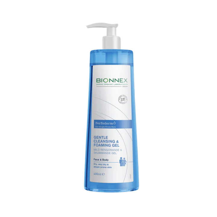 BIONNEX Cleansing & foaming gel Face & Body - 400ml | بايونيكس غسول جل للوجه و الجسم - 400 مل