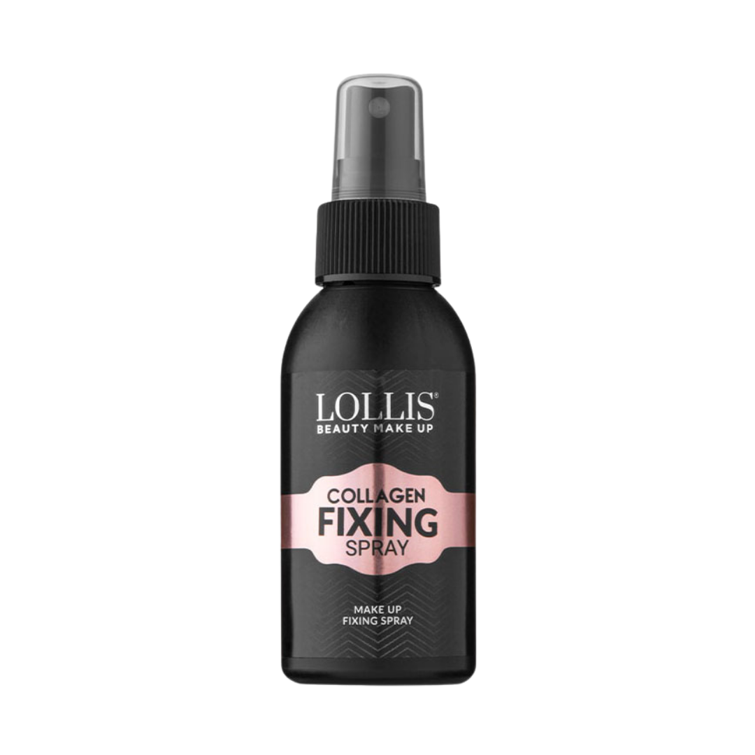 LOLLIS Beauty Make Up FIXING SPRAY Collagen - 100ml | سبراي تثبيت المكياج بالكولاجين من LOLLIS بيوتي – 100 مل