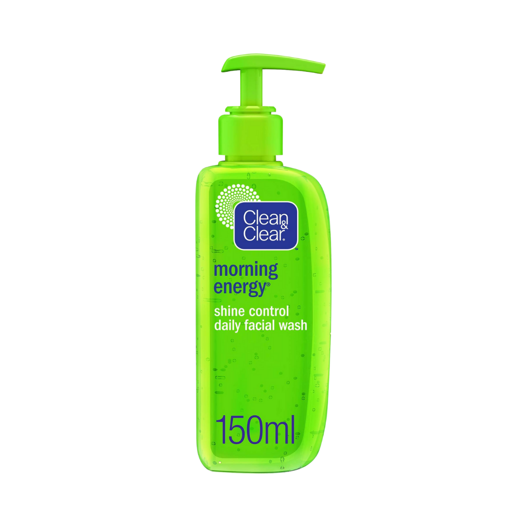 Clean & Clear  Morning Energy Shine Control Daily Faical Wash - 150ml | كلين اند كلير غسول يومي - 150 مل