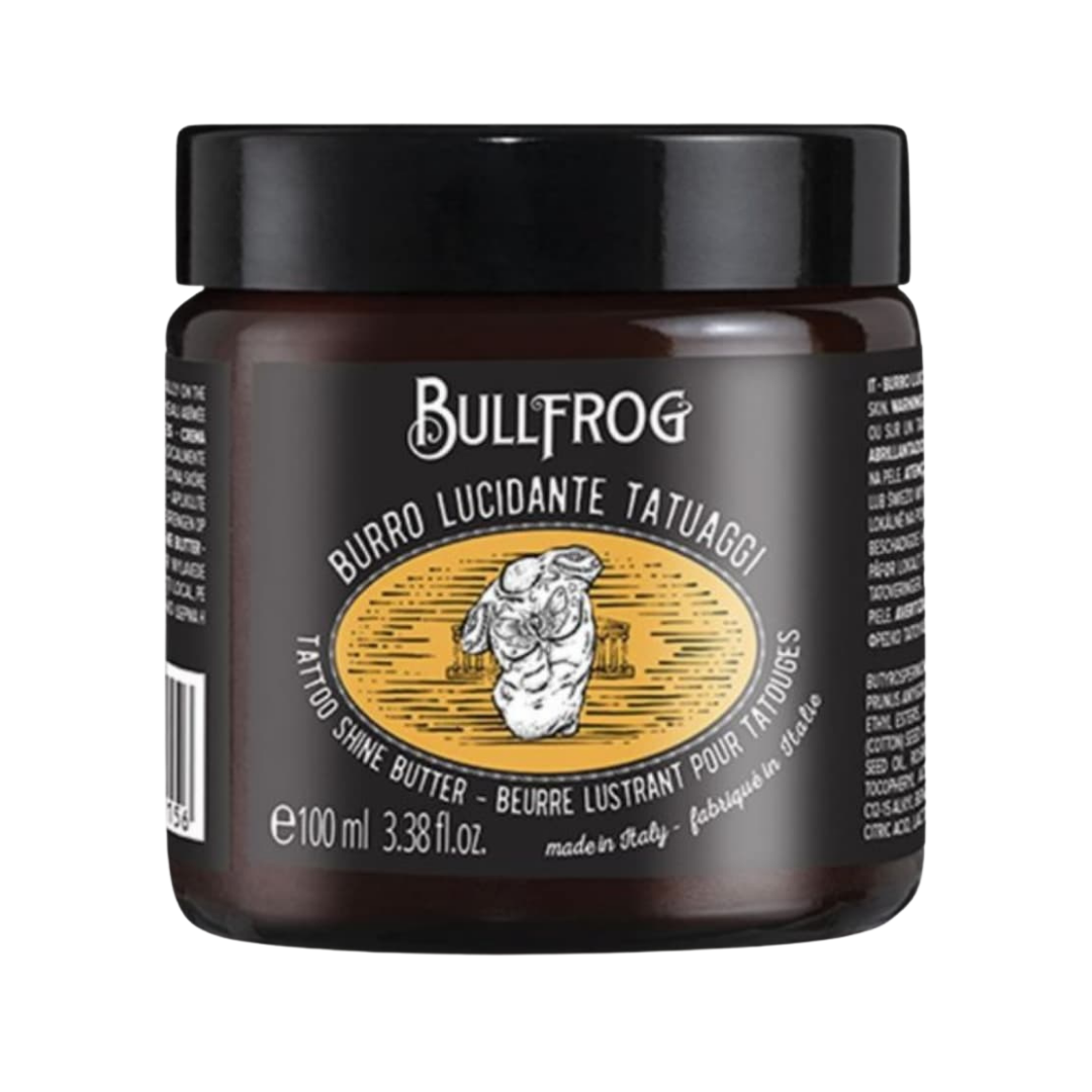 Bullfrog Crème tatouage Bullfrog Tattoo Shine Butter - 100ml | بولفروغ زبدة الجسم للعناية بالوشم - 100 مل