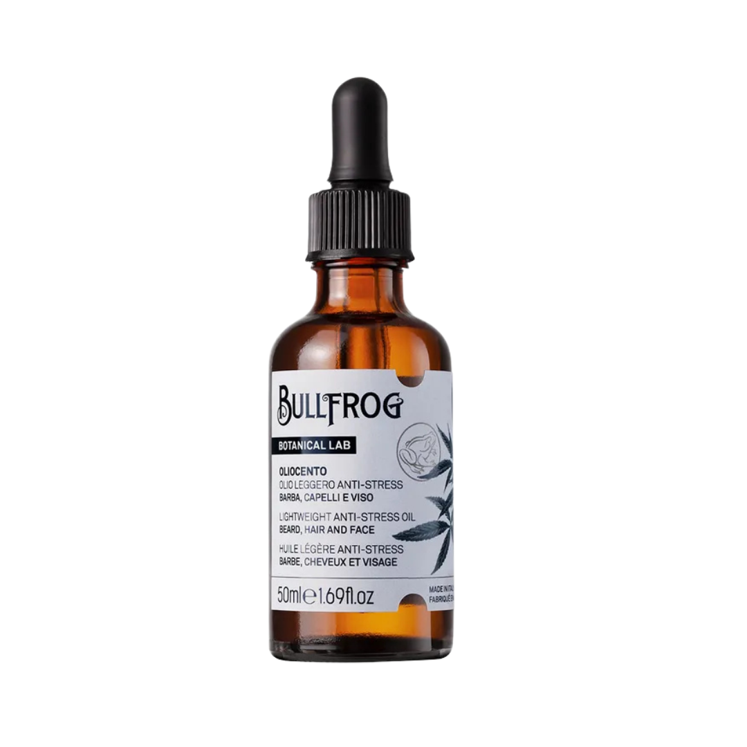 Bullfrog Oliocento- light weight anti-stress oil - 50ml | بولفروغ زيت للعناية باللحية - 50 مل