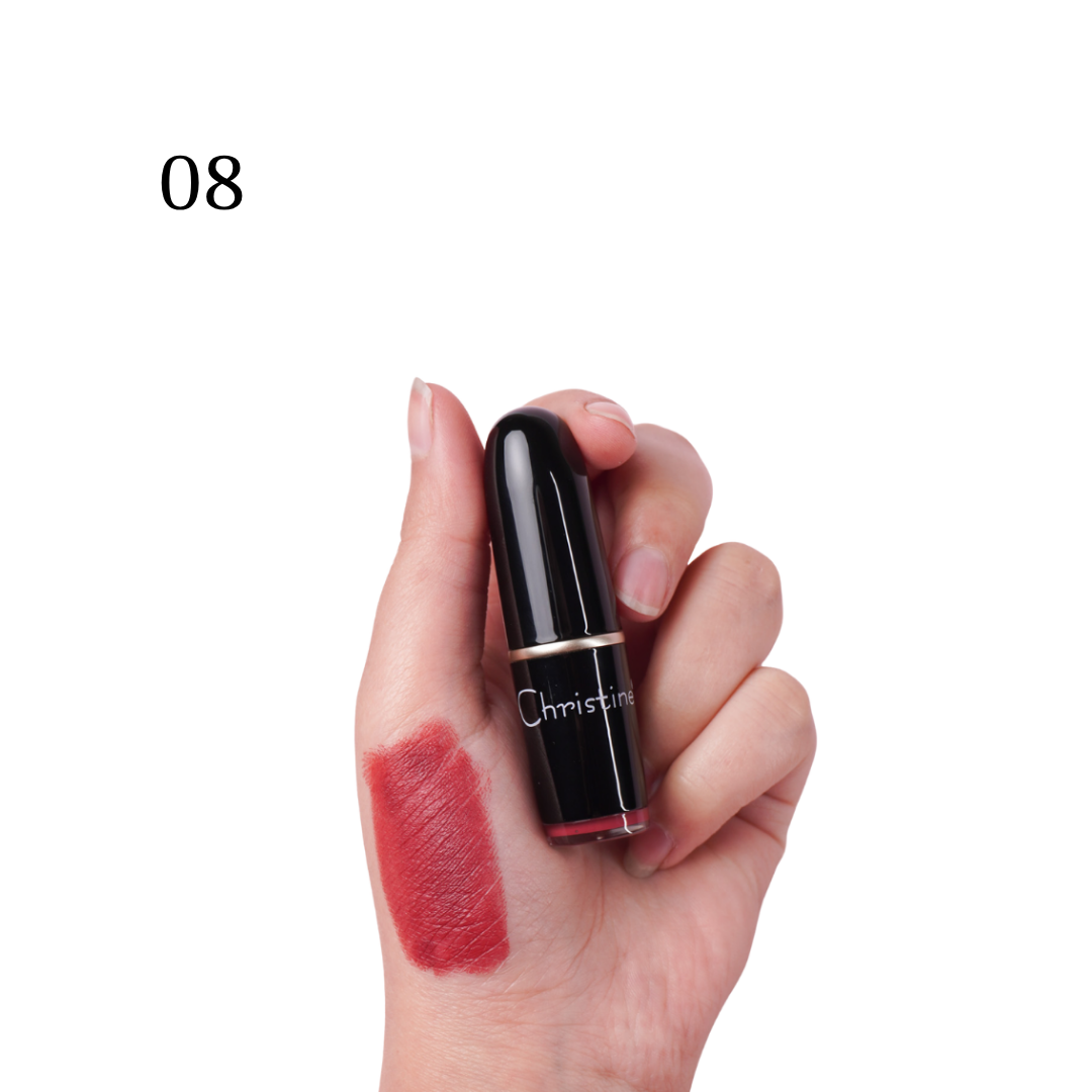 Christine Rouj Malke Vitamin E - 3.8g | كريستين احمر شفاه غني بالفيتامين اي - 3.8 غ