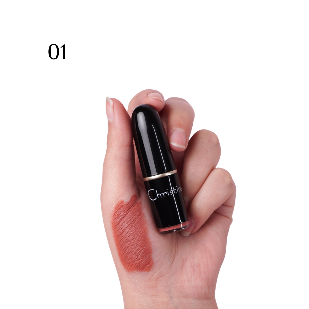 Christine Rouj Malke Vitamin E - 3.8g | كريستين احمر شفاه غني بالفيتامين اي - 3.8 غ