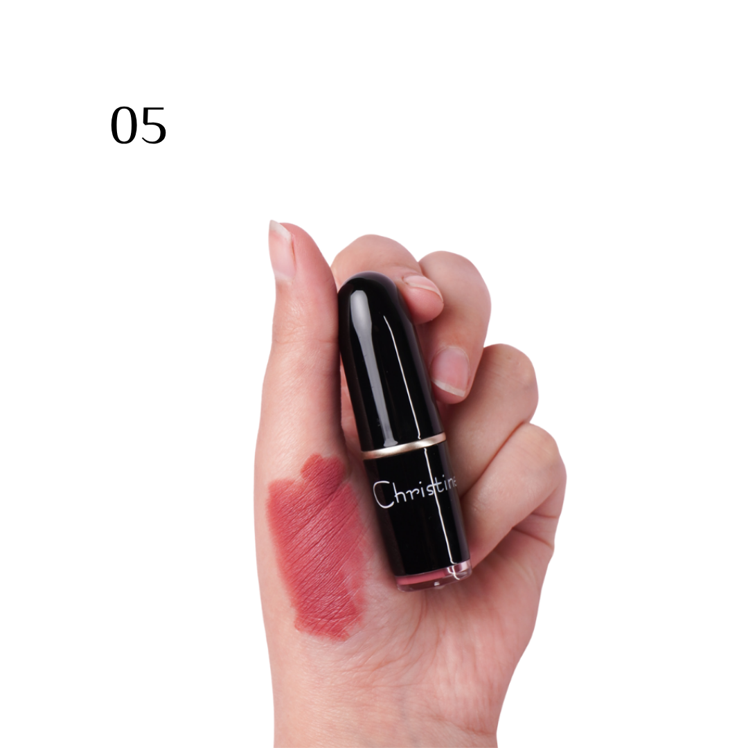 Christine Rouj Malke Vitamin E - 3.8g | كريستين احمر شفاه غني بالفيتامين اي - 3.8 غ