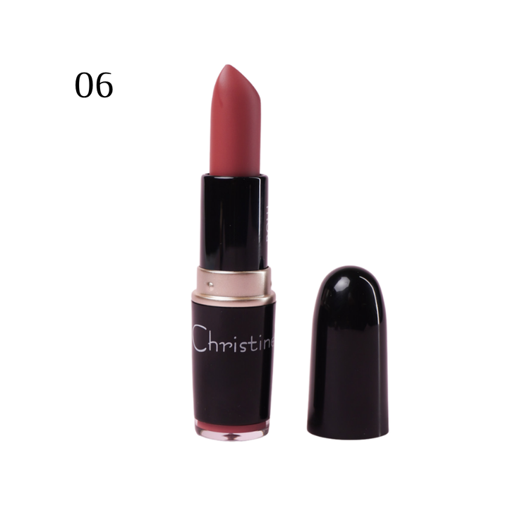 Christine Rouj Malke Vitamin E - 3.8g | كريستين احمر شفاه غني بالفيتامين اي - 3.8 غ