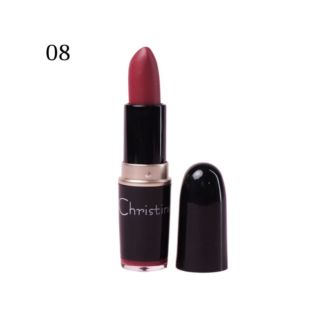 Christine Rouj Malke Vitamin E - 3.8g | كريستين احمر شفاه غني بالفيتامين اي - 3.8 غ