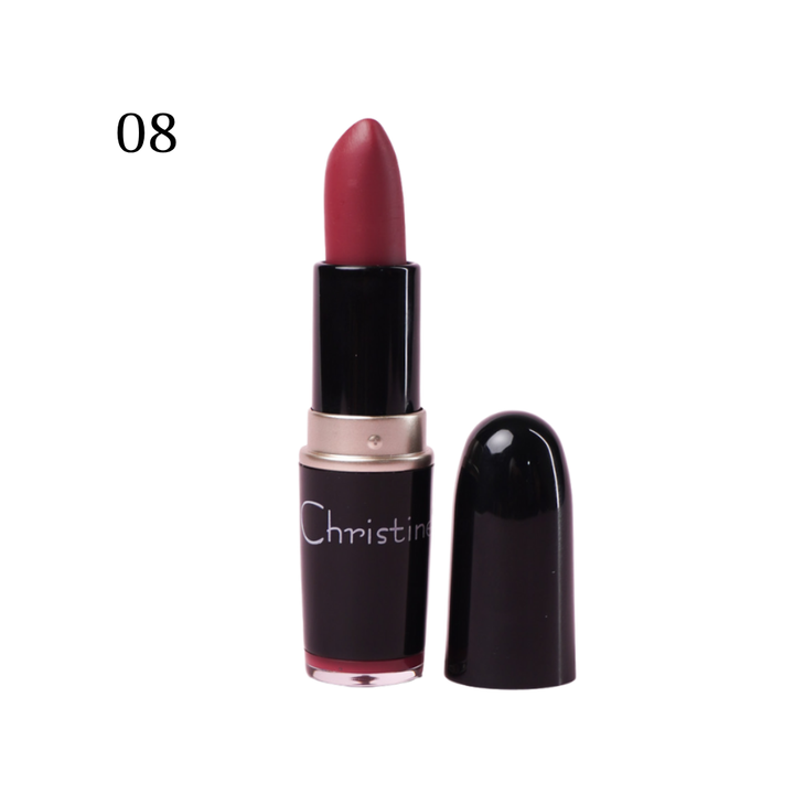 Christine Rouj Malke Vitamin E - 3.8g | كريستين احمر شفاه غني بالفيتامين اي - 3.8 غ