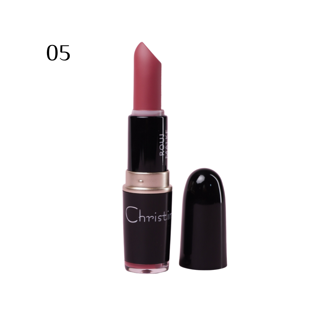 Christine Rouj Malke Vitamin E - 3.8g | كريستين احمر شفاه غني بالفيتامين اي - 3.8 غ