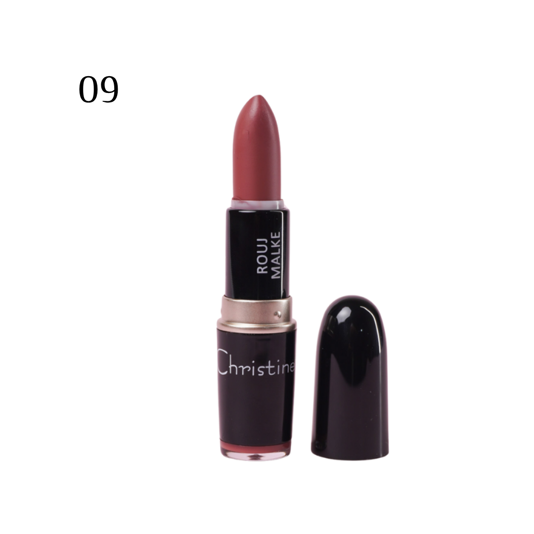 Christine Rouj Malke Vitamin E - 3.8g | كريستين احمر شفاه غني بالفيتامين اي - 3.8 غ