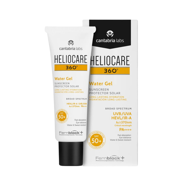 Cantabria Labs Heliocare 360° Water Gel Spf50+ Long - Lasting Hydration - 50 ml| كانتابريا لابز جل واقي شمسي بعامل حماية 50- 50 مل
