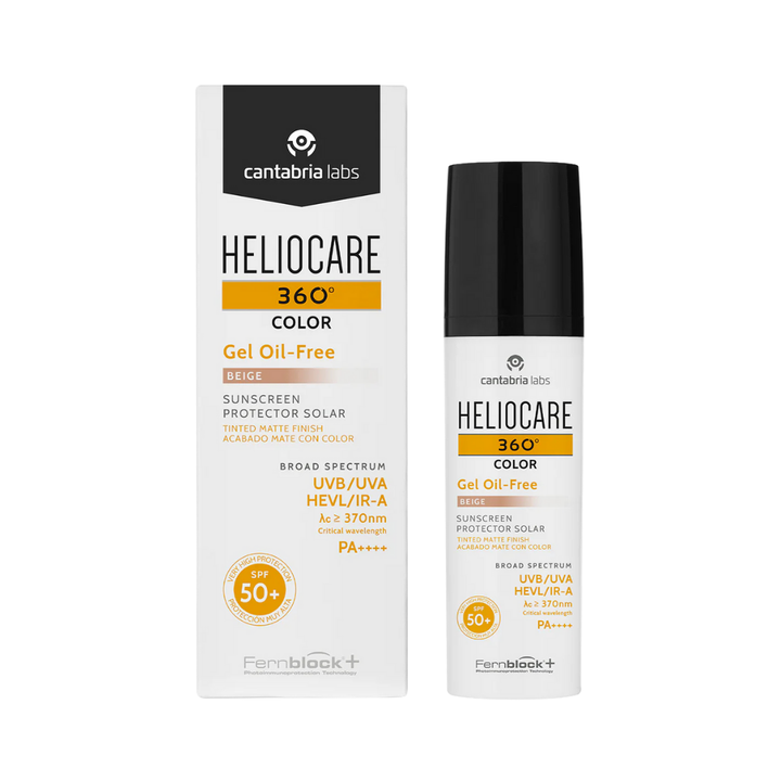 Cantabria Labs Heliocare 360 Color Gel Oil-Free SPF 50+ Beige 50ml | كانتابريا لابز واقي شمسي جل بيج - 50 مل