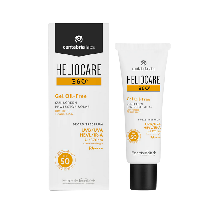Cantabria Labs Heliocare 360° Gel Oil-Free Spf 50+ Dry Touch Toque Seco - 50ml | كانتابريا لابز واقي شمسي للبشرة الدهنية - 50 مل