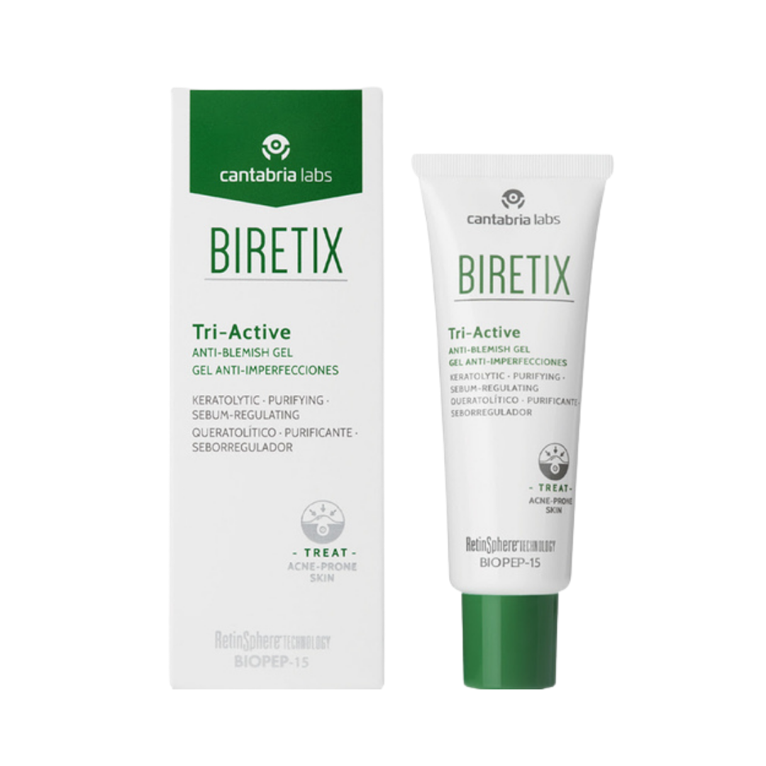 Cantabria Labs BIRETIX Tri-Active Anti-Blemish Gel - 50ml| كانتابريا لابز  جل ثلاثي الفعالية مضاد للبقع-50 مل