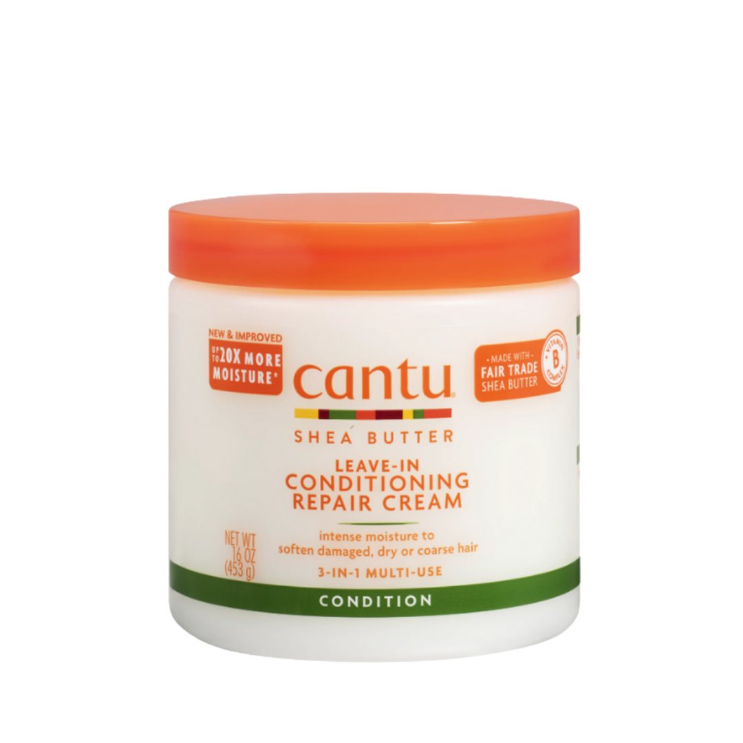 Cantu Shea Butter Leave-In Conditioning Repair Cream - 453g | كانتو كريم ليف ان بزبدة الشيا - 453 غرام