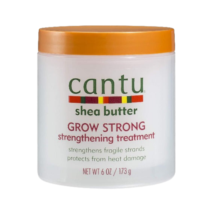 Cantu Shea Butter Grow Strong Strengthening Treatment - 173g | كانتو كريم لعلاج الشعر بزبدة الشيا للشعر التالف والجاف - 173 غرام