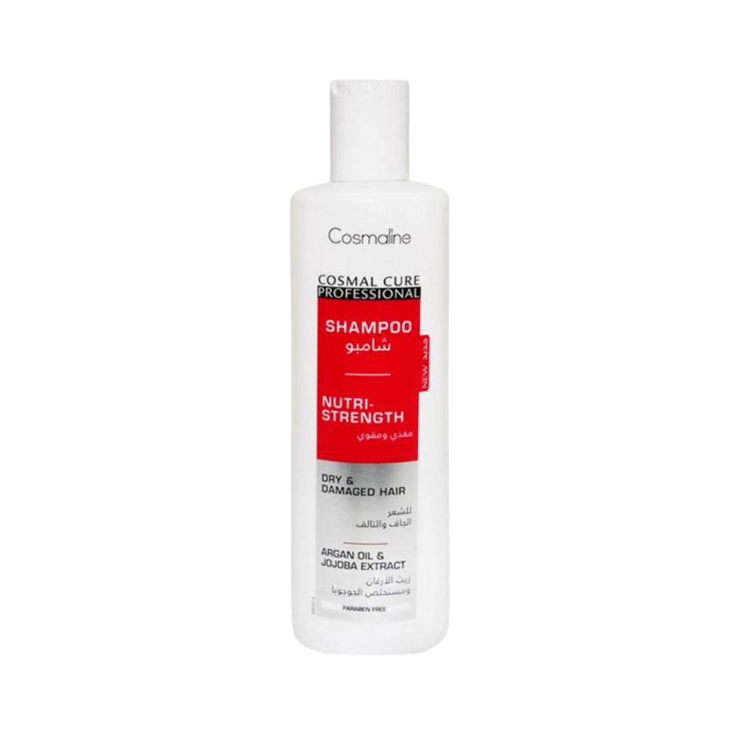 Cosmaline Cosmal Cure Professional Nutri-Strength Shampoo - 1000ml | كوزمالين شامبو كوزمال كيور الاحترافي ذو القوة المغذية - 1000 مل