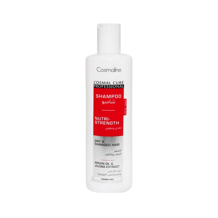 Cosmaline Cosmal Cure Professional Nutri-Strength Shampoo - 1000ml | كوزمالين شامبو كوزمال كيور الاحترافي ذو القوة المغذية - 1000 مل