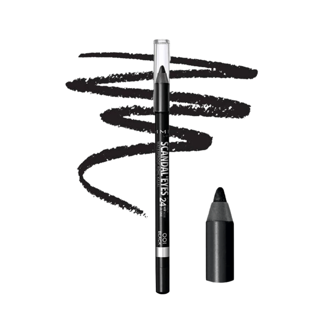 RIMMEL Scandal Eyes Waterproof Kohl Kajal - 1.3g| ريميل قلم كحل مقاوم للماء-1.3 غرام