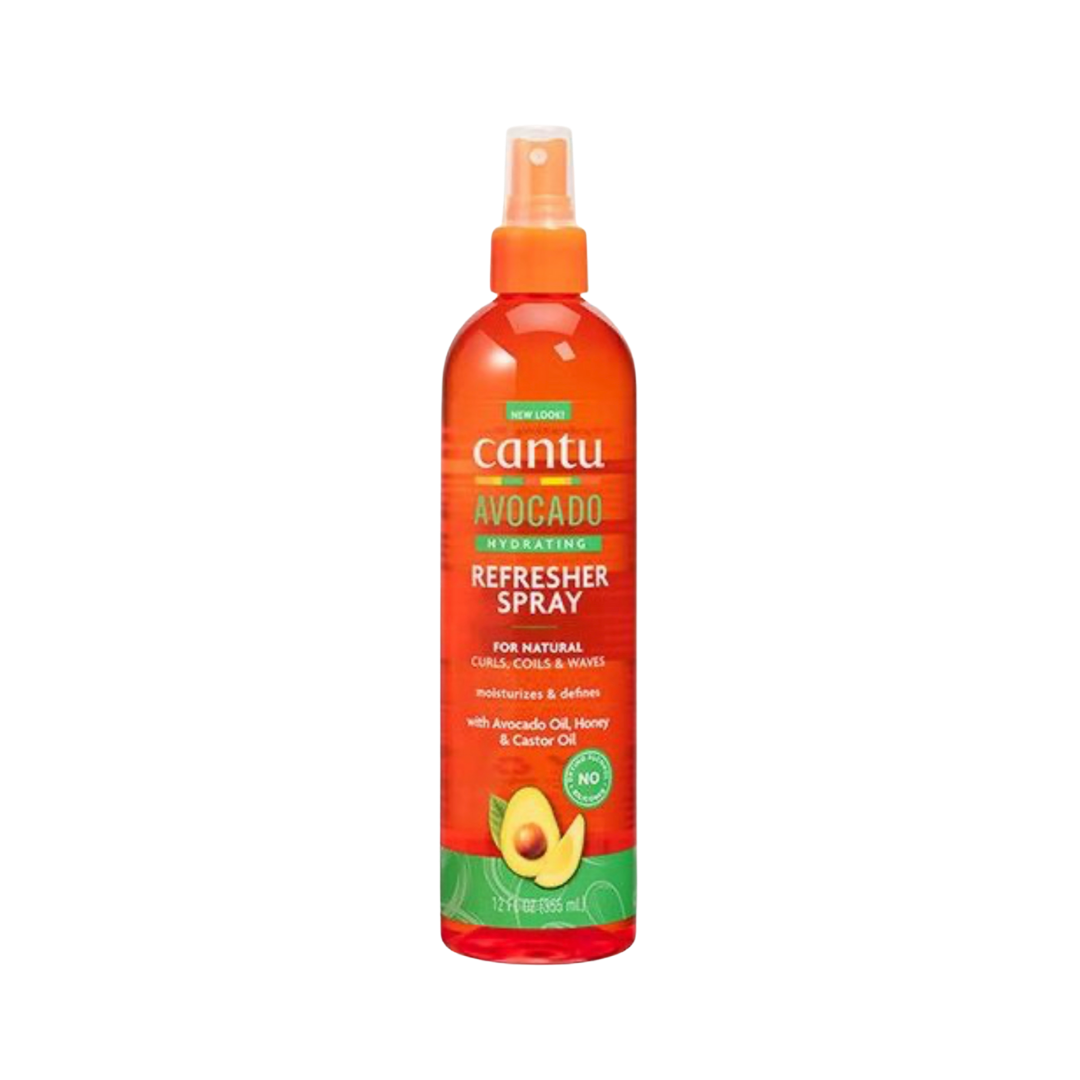 Cantu Avocado Hydrating Refresher Spray - 355ml | كانتو بخاخ مرطب بالافوكادو للشعر - 355 مل
